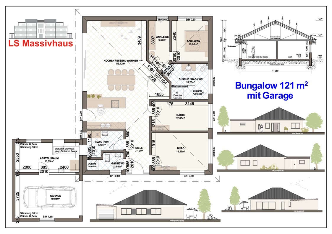 Bungalow 121 m² Fuchs