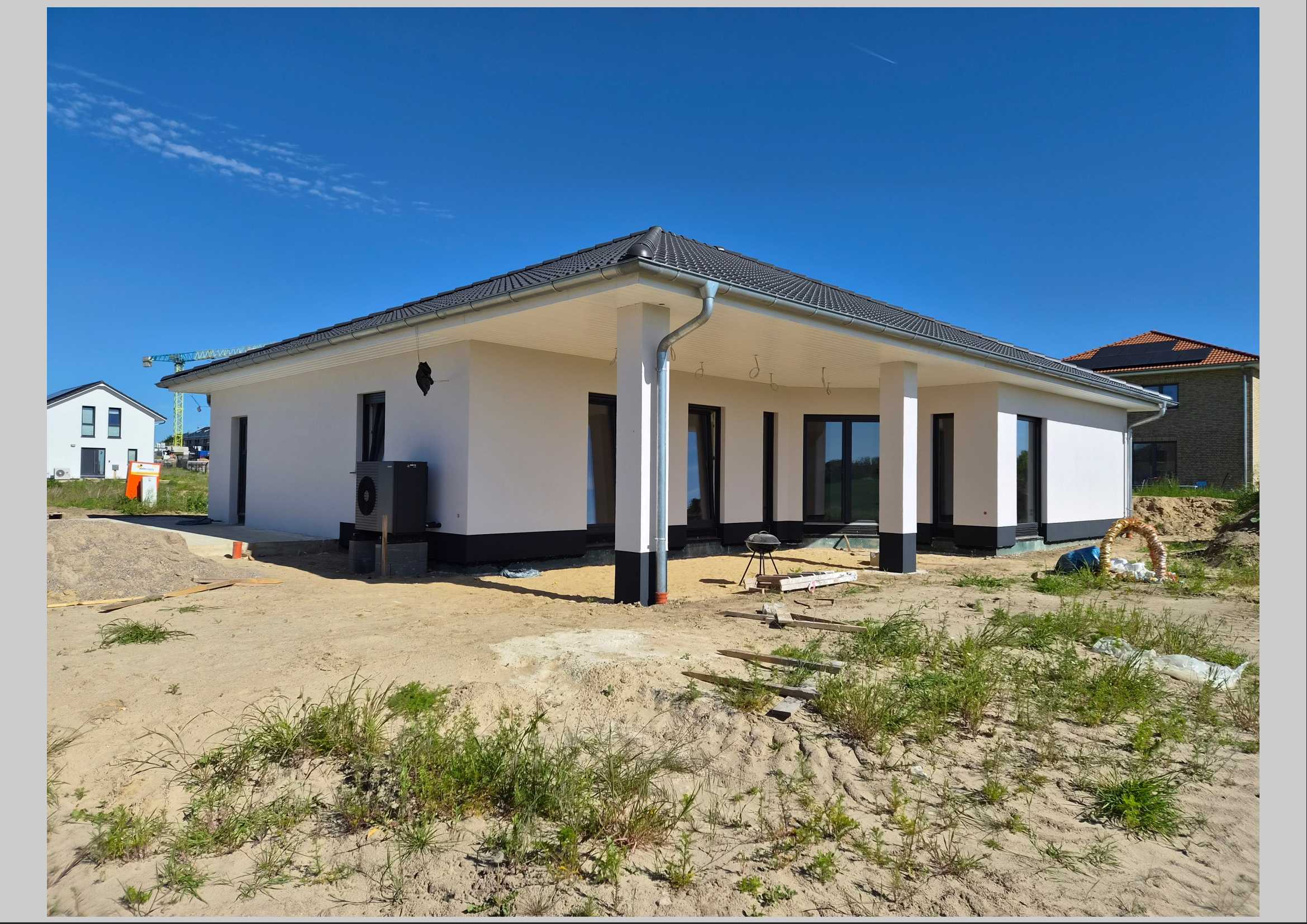 L�ck Aussenputz fertig